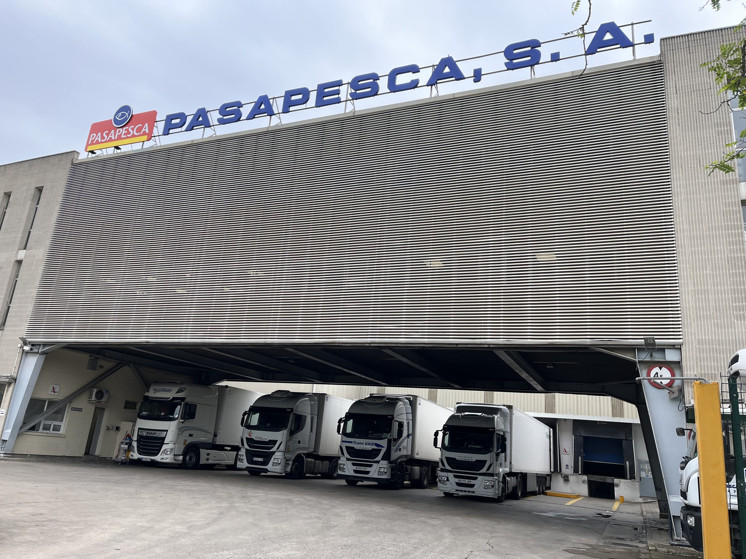 Fachada de la empresa Pasapesca